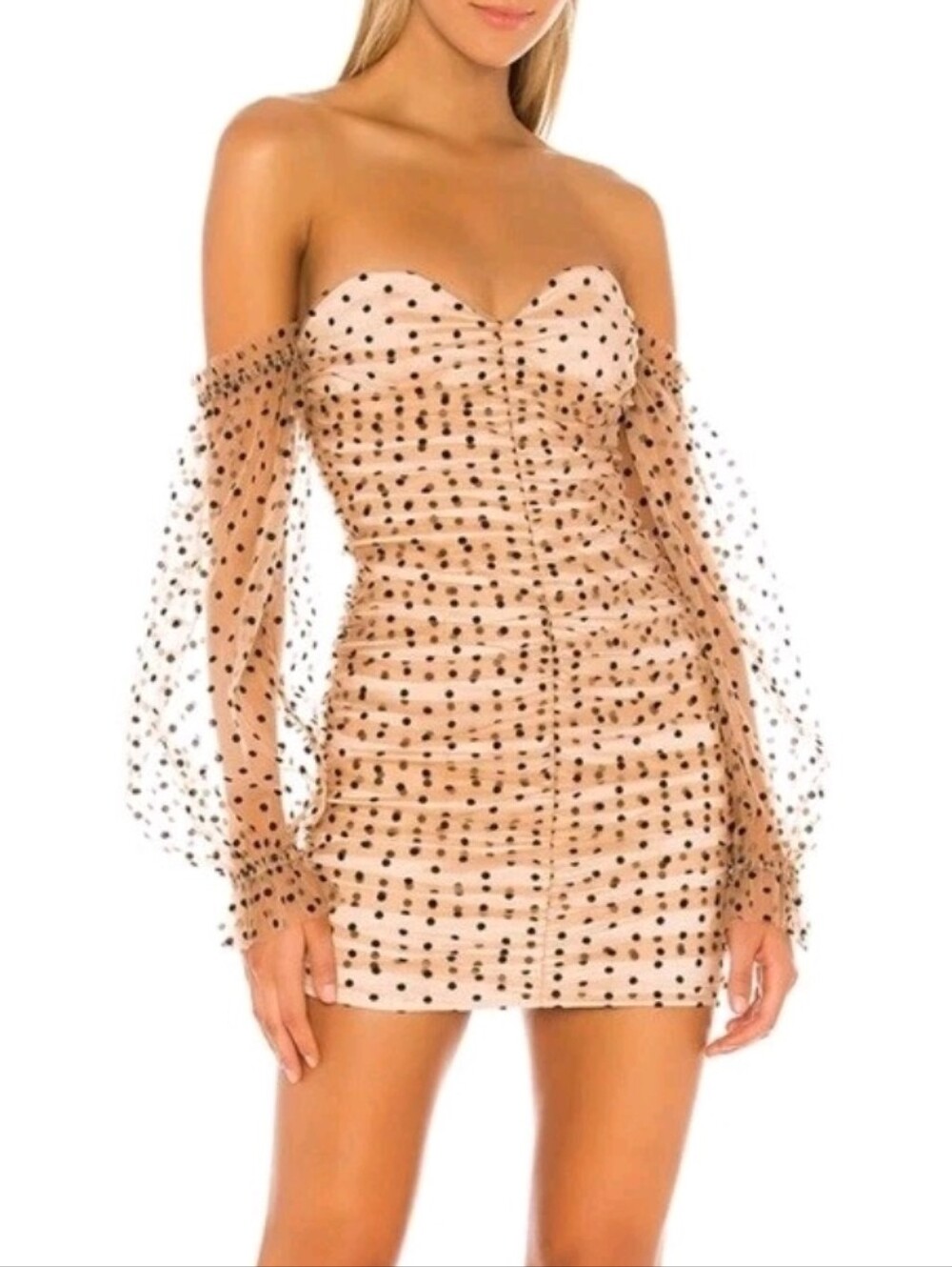 Majorelle Secrets Polka Dot Mini Dress